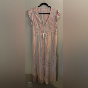 Marine Layer Multicolor Striped Maxi Dress, NWT